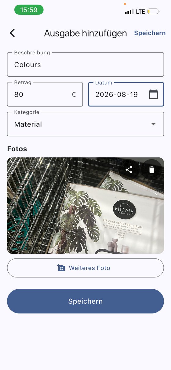 InvoYX Ausgabe Foto anhängen